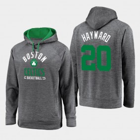 Boston Celtics Gordon Hayward Battle Charged Raglan Pullover Gray Hoodie