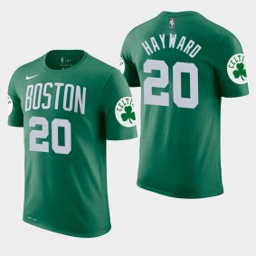 Men's Boston Celtics Gordon Hayward Icon Green T-shirt
