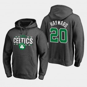 Boston Celtics Gordon Hayward Ash Noches Enebea Pullover Hoodie