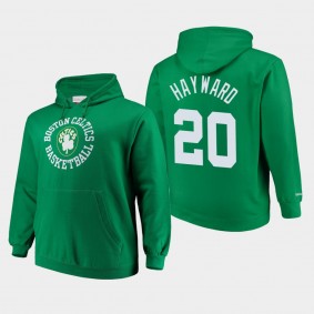 Boston Celtics Gordon Hayward Throwback Logo Hoodie Kelly Green