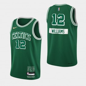 2021-22 Boston Celtics 75th Anniversary Grant Williams Diamond Jersey Green