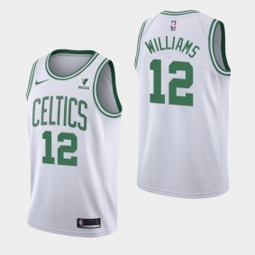 Vistaprint Patch Grant Williams Boston Celtics White 2020-21 Jersey - Association