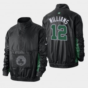 Boston Celtics Grant Williams Courtside Black Lightweight Jacket
