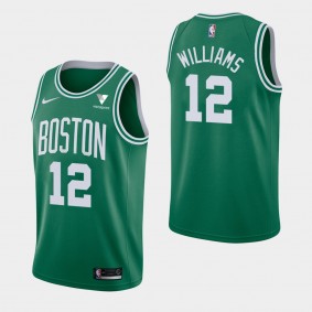 Vistaprint Patch Grant Williams Boston Celtics Green 2020-21 Jersey - Icon