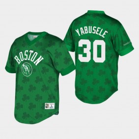 Boston Celtics Guerschon Yabusele St. Patrick's Day Mesh Shooting T-Shirt