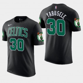 Men's Boston Celtics Guerschon Yabusele Statement Black T-shirt