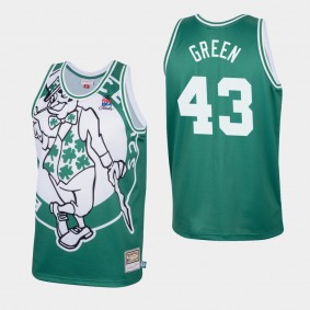 Boston Celtics Javonte Green Big Face Green Mitchell & Ness Jersey