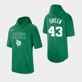 Boston Celtics Javonte Green Wordmark Logo Kelly Green Hooded T-Shirt