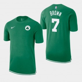 Men's Boston Celtics Jaylen Brown Essential Uniform DNA Kelly Green T-shirt