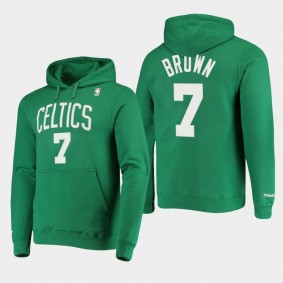 Jaylen Brown Hardwood Classics Boston Celtics Kelly Green Hoodie