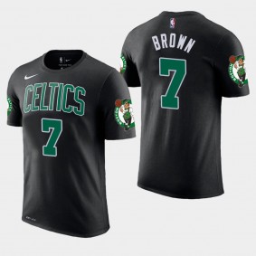 Men's Boston Celtics Jaylen Brown Statement Black T-shirt