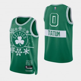 Boston Celtics NBA 75th Christmas Night Jayson Tatum Jersey Green