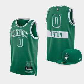 Boston Celtics City Edition Jayson Tatum Green Jersey Hat