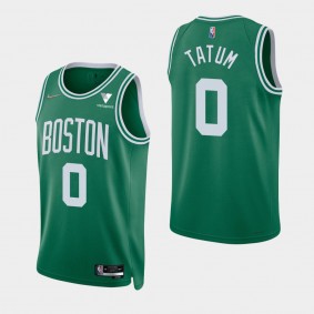 2021-22 NBA 75TH Diamond Boston Celtics Jayson Tatum Jersey Kelly Green