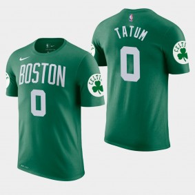 Men's Boston Celtics Jayson Tatum Icon Green T-shirt