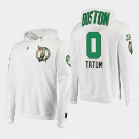 Jayson Tatum Pro Standard Boston Celtics White Hoodie