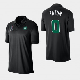Boston Celtics Jayson Tatum Nike Black Polo - Statement Edition