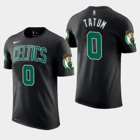 Men's Boston Celtics Jayson Tatum Statement Black T-shirt