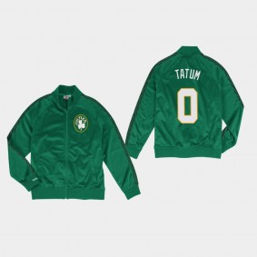 Boston Celtics Jayson Tatum Track Kelly Green Jacket