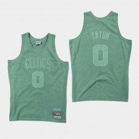 Boston Celtics Jayson Tatum Swingman 1985-86 Washed Out Green Jersey