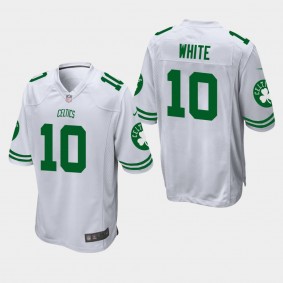 Men's Boston Celtics Jo Jo White Football White Jersey
