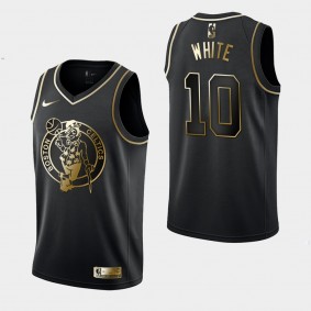 Men's Boston Celtics Jo Jo White Golden Edition Black Jersey