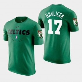 Boston Celtics John Havlicek Practice Green Legend Performance T-Shirt