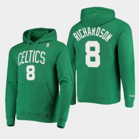 Josh Richardson Hardwood Classics Boston Celtics Kelly Green Hoodie