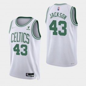2021-22 Boston Celtics Association Justin Jackson Jersey White