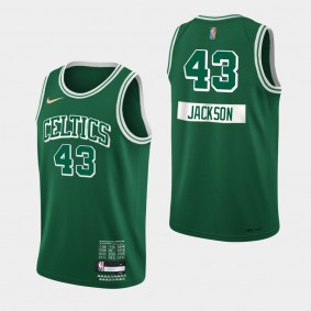 2021-22 Boston Celtics City Justin Jackson Jersey Green
