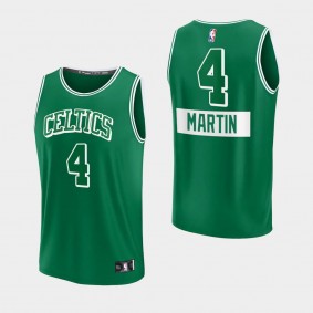 Boston Celtics Kelan Martin Replica City Jersey Green