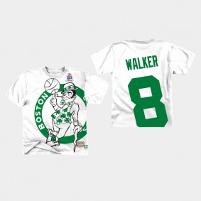 Boston Celtics Kemba Walker Big Face T-Shirt White