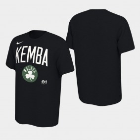 Boston Celtics Kemba Walker New City Player Black T-Shirt