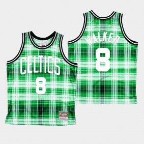 Boston Celtics Kemba Walker Private School Hardwood Classics Jersey Green