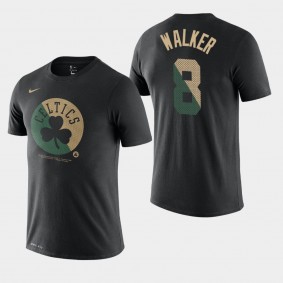 Boston Celtics Kemba Walker Team Logo Black Essential Dry Shirt