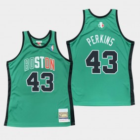 Boston Celtics Kendrick Perkins 2007-08 Hardwood Classics Throwback Jersey Green