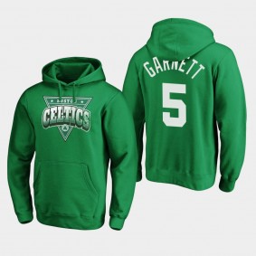 Boston Celtics Kevin Garnett Classics Retro Triangle Graphic Hoodie Green