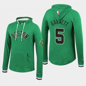 Boston Celtics Kevin Garnett Classics Raglan Pullover Kelly Green Hoodie