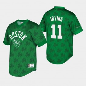 Boston Celtics Kyrie Irving St. Patrick's Day Mesh Shooting T-Shirt