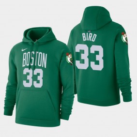 Men's Boston Celtics Larry Bird Icon 2019-20 Kelly Green Hoodie