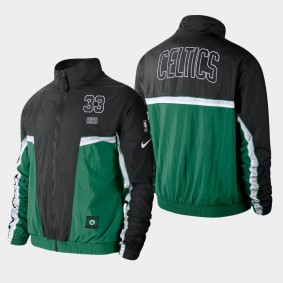 Boston Celtics Larry Bird Courtside Kelly Green Tracksuit Jacket