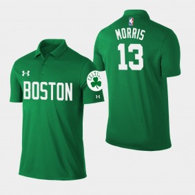 Men's Boston Celtics Marcus Morris Icon Edition Green Polo
