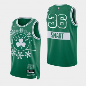Boston Celtics NBA 75th Christmas Night Marcus Smart Jersey Green