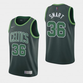 2021 Marcus Smart Boston Celtics Green Jersey - Earned