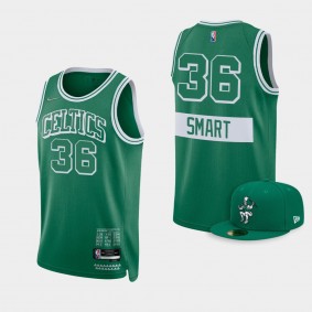 Boston Celtics City Edition Marcus Smart Green Jersey Hat