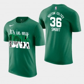 Boston Celtics Marcus Smart DNA Name & Number Green T-shirt