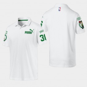 Men's Boston Celtics Marcus Smart Essentials White Polo