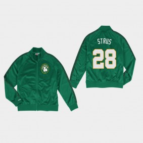 Boston Celtics Max Strus Track Kelly Green Jacket