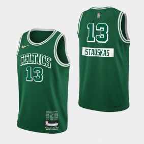 Boston Celtics City Nik Stauskas Jersey Green