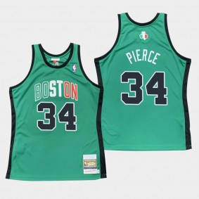 Boston Celtics Paul Pierce 2007-08 Hardwood Classics Throwback Jersey Green